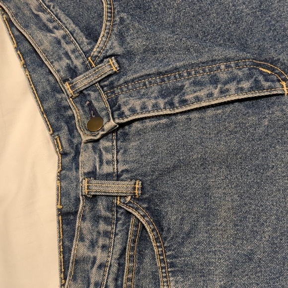 Perfect Vintage Cut Off Denim Shorts 26 2 made in Japan Britannia - Picture 2 of 4